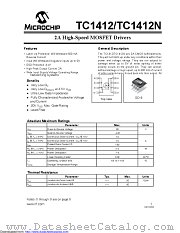 TC1412NEUA713 datasheet pdf Microchip