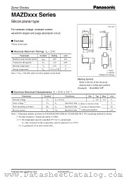 MAZD300 datasheet pdf Panasonic