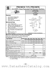 FRA1601G datasheet pdf Taiwan Semiconductor