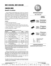 MC14044BCP datasheet pdf ON Semiconductor