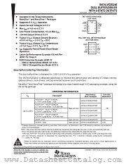 SN74LVC2G240YZAR datasheet pdf Texas Instruments