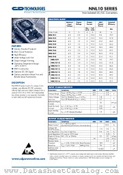 NNL10-10 datasheet pdf C&D Technologies