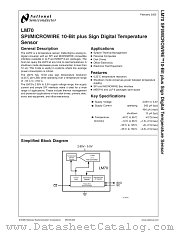 LM70CIMMX-3 datasheet pdf National Semiconductor