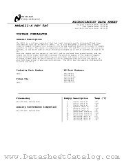 LM111H datasheet pdf National Semiconductor