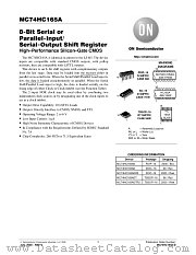 MC74HC165AF datasheet pdf ON Semiconductor