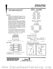 SN74LS375DR datasheet pdf Texas Instruments