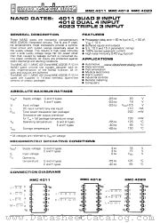 MMC4023E datasheet pdf Microelectronica