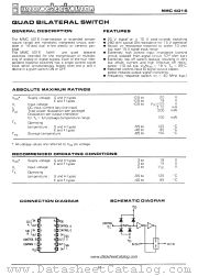 MMC4016G datasheet pdf Microelectronica