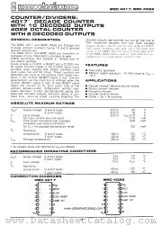 MMC4017E datasheet pdf Microelectronica