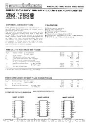 MMC4024H datasheet pdf Microelectronica