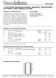 MMC4060F datasheet pdf Microelectronica