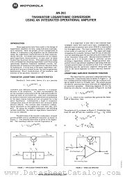 AN-261 datasheet pdf Motorola