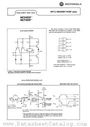 MC7402F datasheet pdf Motorola