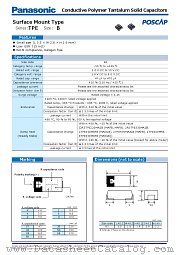 2R5TPE470M9 datasheet pdf Panasonic