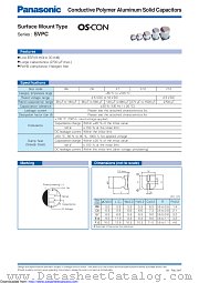 2R5SVPC180MY datasheet pdf Panasonic