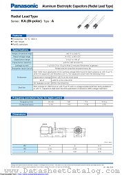 ECEA1VKN2R2 datasheet pdf Panasonic