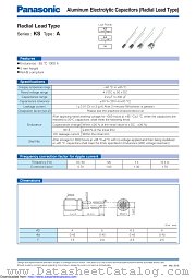 ECEA0JKS330B datasheet pdf Panasonic