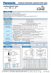EEEFK1A221XV datasheet pdf Panasonic