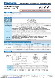 EEUFC1A221SH datasheet pdf Panasonic