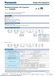 ECQE1A184JBB datasheet pdf Panasonic