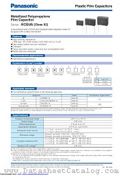 ECQUAAF104K datasheet pdf Panasonic