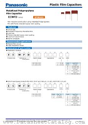 ECWFD2W155JQ datasheet pdf Panasonic