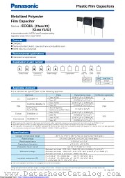 ECQU2A562KL datasheet pdf Panasonic