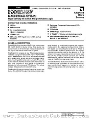 MACH210A-10VC datasheet pdf Advanced Micro Devices