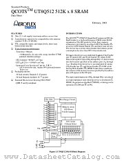UT8Q512-20UWC datasheet pdf Aeroflex Circuit Technology