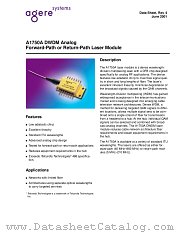 A1750A51RRFC10 datasheet pdf Agere Systems