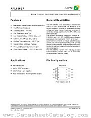 APL1565A-25KC-TR datasheet pdf ANPEC Electronics Corporation