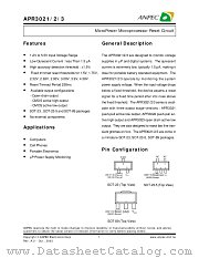 APR3021-23AC-TR datasheet pdf ANPEC Electronics Corporation