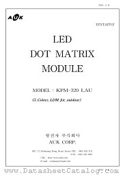 KPM-320LAU datasheet pdf AUK Corp