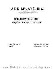 AGM1232E-NEBW-T datasheet pdf AZ Displays