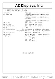 AGM2464C-RL-YTD-T datasheet pdf AZ Displays