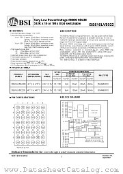 BS616LV8022AI datasheet pdf Brilliance Semiconductor