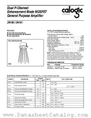 X3N190 datasheet pdf Calogic