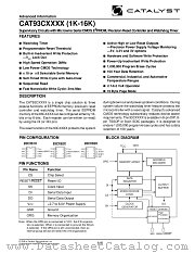 CAT93C5622J-42TE13 datasheet pdf Catalyst Semiconductor