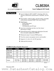 CL8636AQC160-4 datasheet pdf CLEARLOGIC