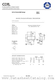 BC818-25 datasheet pdf Continental Device India Limited