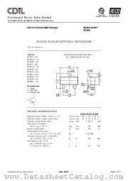 BC858 datasheet pdf Continental Device India Limited