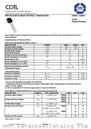 CN653 datasheet pdf Continental Device India Limited