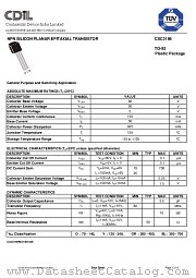 CSC3198Y datasheet pdf Continental Device India Limited