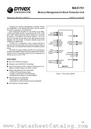 MAQ31751AE datasheet pdf Dynex Semiconductor