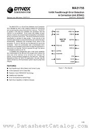MAS31755AE datasheet pdf Dynex Semiconductor