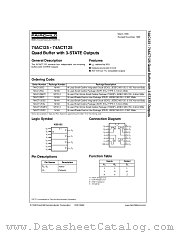 74ACT125CW datasheet pdf Fairchild Semiconductor