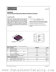 NDH8303N datasheet pdf Fairchild Semiconductor