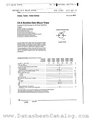 T2301M datasheet pdf General Electric Solid State