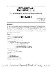 HM514260CLTT-6 datasheet pdf Hitachi Semiconductor