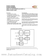 IC62LV2568L-70B datasheet pdf ICSI